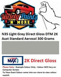 N35 Light Grey Direct Gloss DTM 2K Aust Standard Aerosol 300 Grams
