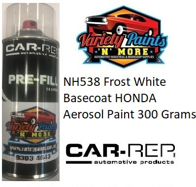 NH538 Frost White Basecoat HONDA Aerosol Paint 300 Grams