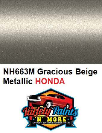 Variety Paints NH663M Gracious Beige/Satellite Silver HONDA Basecoat  Aerosol Paint 300 Grams