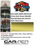 NJA LIME GREEN METALLIC /Lime Rock Green Metallic Hyundai BASECOAT Aerosol Paint 300 Grams