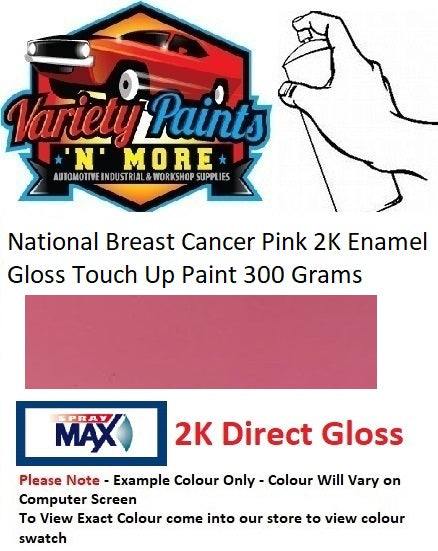 National Breast Cancer Pink 2K DTM Gloss Touch Up Paint 300 Grams 4IS 44A