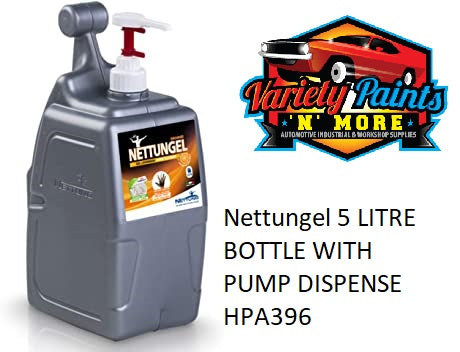 Nettungel 5 LITRE BOTTLE WITH PUMP DISPENSE HPA396