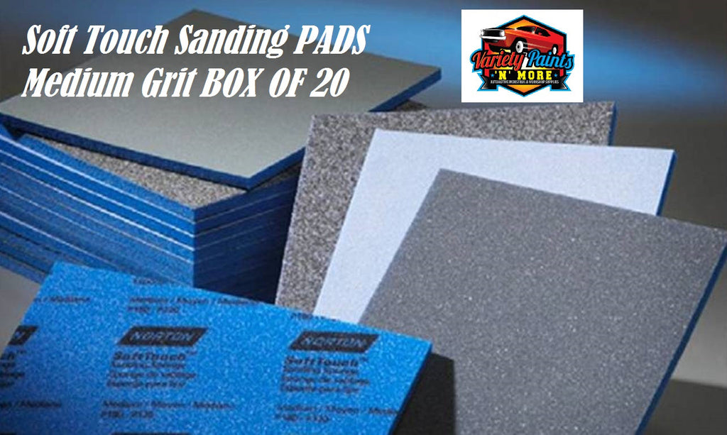 Norton Soft Touch Sanding Sponge Medium 180-120 Box of 20 03074