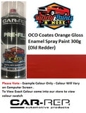 OCO Coates Orange Gloss Enamel Spray Paint 300g (Old Redder)