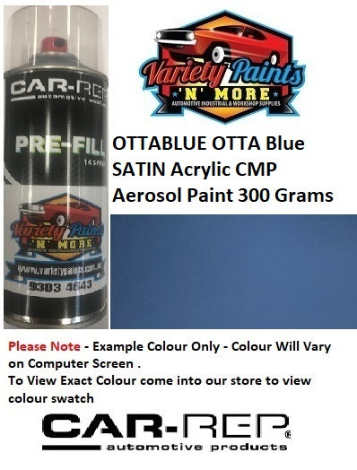 OTTABLUE OTTA Blue SATIN Acrylic CMP Aerosol Paint 300 Grams