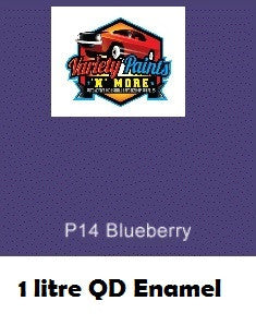 P14 Blueberry Australian Standard 1 Litre Quick Dry Enamel Paint