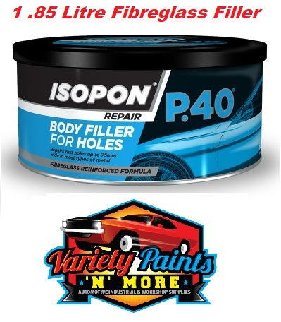 Isopon P40 Fibre-Reinforced Filler 1.85 Litre Variety Paints N More