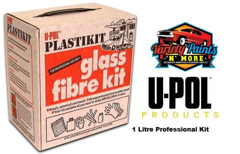 Upol Plasti-Kit Fibreglass Repair Kit 1 litre
