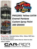 PMS2001 Pantone® Yellow SATIN Enamel Pantone Custom Spray Paint 300 GRAMS