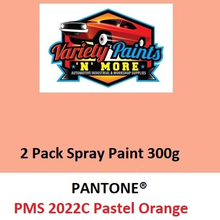 PMS2022C Pantone® Orange SATIN (PMS) 2K Spray Paint 300 Grams