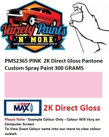 PMS2365 PINK  2K Direct Gloss Pantone Custom Spray Paint 300 GRAMS