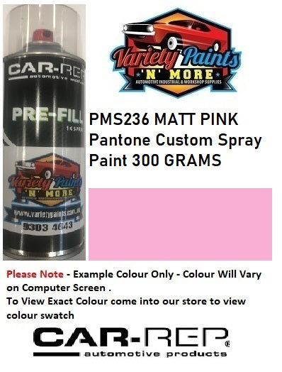 PMS2365 Pantone® MATT PINK  Custom Spray Paint 300 GRAMS