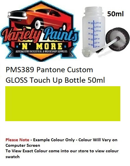 PMS389 Pantone Custom GREEN GLOSS Touch Up Bottle 50ml