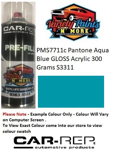 PMS7711c Pantone Aqua Blue GLOSS Acrylic 300 Grams S3311