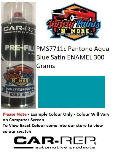 PMS7711c Pantone Aqua Blue MATT ENAMEL 300 Grams