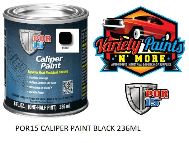 POR15 CALIPER PAINT BLACK 236ML