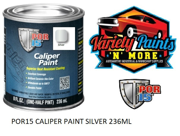 POR15 CALIPER PAINT SILVER 236ML