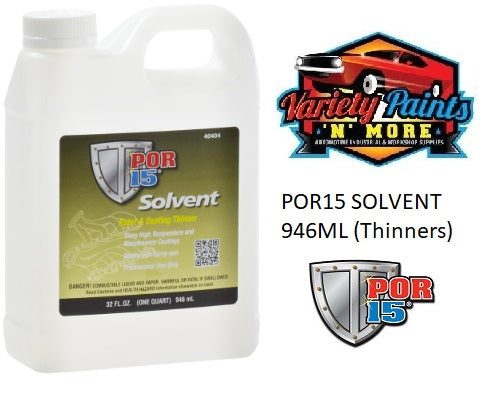 POR15 SOLVENT 946ML (Thinners)