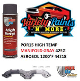 POR15 HIGH TEMP MANIFOLD GRAY AEROSOL 1200°F 44218
