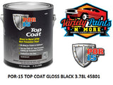 POR-15 TOP COAT GLOSS BLACK 3.78L 45801