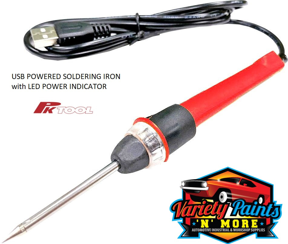 USB POWERED SOLDERING IRON with LED POWER INDICATOR