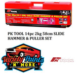 PKTOOL 14pc 2kg 58cm SLIDE HAMMER & PULLER SET