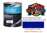 Pantone Reflex Blue S3720 Valspar ACRYLIC Paint Mix 1 LITRE