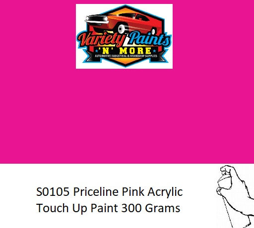 S0105 Priceline Pink Acrylic Touch Up Paint 300 Grams