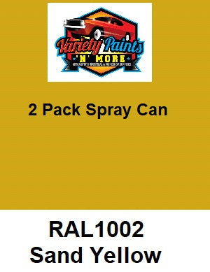 RAL1002 Sand Yellow 2K Aerosol Paint 300 Grams
