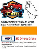 RAL1033 Dahlia Yellow 2K Direct Gloss Aerosol Paint 300 Grams