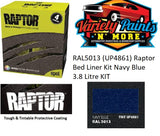 RAL5013 Cobalt Blue (UP4861) Raptor Bed Liner Kit Navy Blue 3.8 Litre