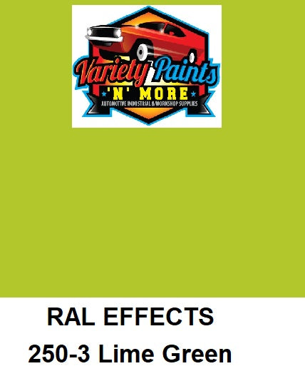 Variety Paints RAL 250-3 Lime Green  2K Aerosol Paint 300 Grams
