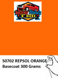 S0702 REPSOL Orange Basecoat CMP Aerosol Paint 300 Grams