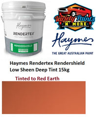 Haymes RED EARTH Rendertex Rendershield Low Sheen Deep Tint 15kg