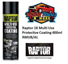 Raptor 1K Black Multi Use Protective Coating 400ml RMUB/AL