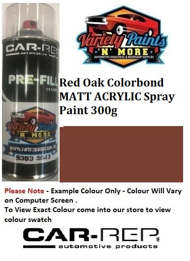 000143 Red Oak / Manor Red Colorbond® MATT ACRYLIC Spray Paint 300g