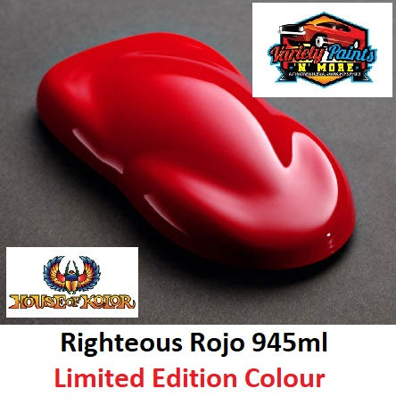 Limited Edition Righteous Rojo 945ml  SHIMRIN2® House of Kolor®