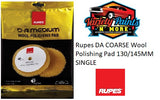 Rupes YELLOW MEDIUM Wool Polishing Pad 130/145MM SINGLE