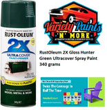 RustOleum 2X Gloss Hunter Green Ultracover Spray Paint 340 grams