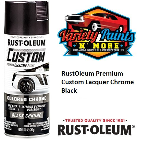 RustOleum Premium Custom Lacquer Chrome Black