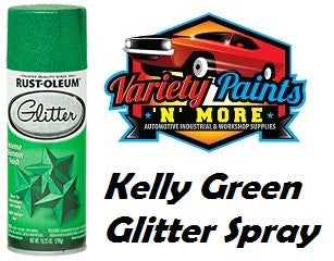 RustOleum Kelly Green Glitter Spray Variety Paints N More
