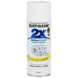 RustOleum 2X Flat White Ultracover Spray Paint  Variety Paints N More Wangara W.A