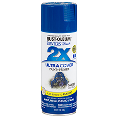 RustOleum 2X Gloss Deep Blue Ultracover Spray Paint Variety Paints N More Wangara W.A