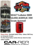 S0427 Lobster RED GLOSS ACRYLIC 300 Gram Aerosol