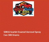 S0816 Scarlet Gloss Enamel Touch Up Paint 300 Grams