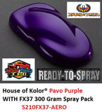 House of Kolor® Pavo Purple WITH FX37 Effect  SHIMRIN2® SPRAY PACK 300 Gram