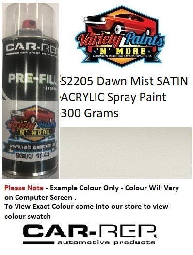 S2205 Dawn Mist SATIN Acrylic Spray Paint 300 Grams