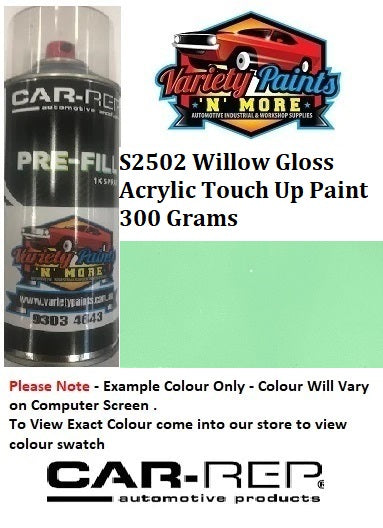 S2502 Willow Gloss Acrylic Touch Up Paint 300 Grams