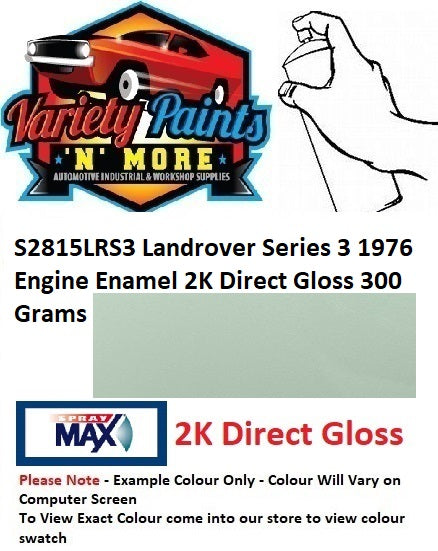 S2815LRS3 Landrover Series 3 1976 Engine Enamel 2K Direct Gloss 300 Grams