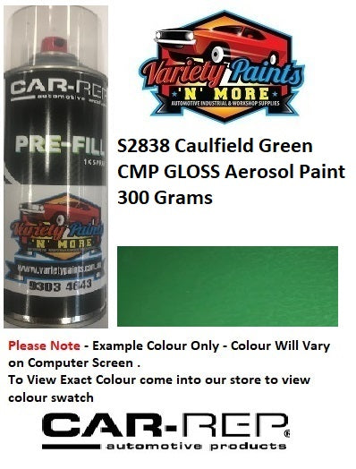 S2838 Caulfield Green Gloss CMP Aerosol Paint 300 Grams